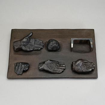 TORSTEN RENQVIST, gjutjärn i 7 delar. Signerad T.R och daterad -69 och numrerad 8/30.