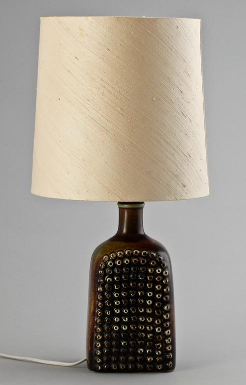 BORDSLAMPA, keramik, Stig Lindberg Gustavsberg. Sign.