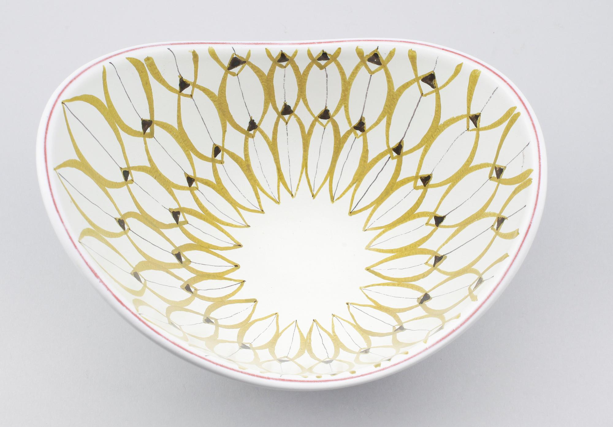 SKÅL, fajans, Stig Lindberg, Gustavsbergs Studio.