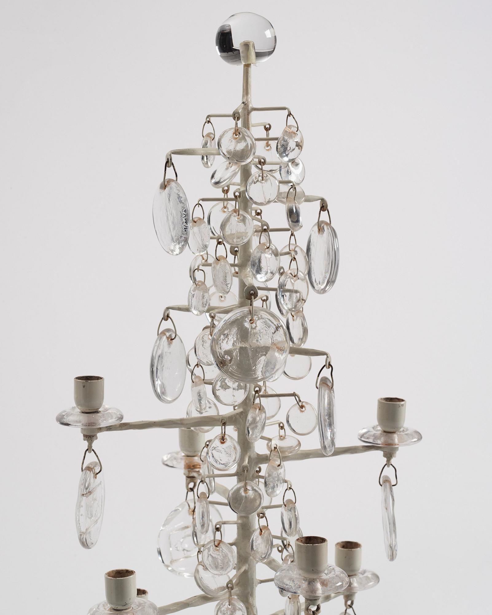 Erik Höglund, a floor candelabrum, Boda Smide, Sweden 1960-70s.