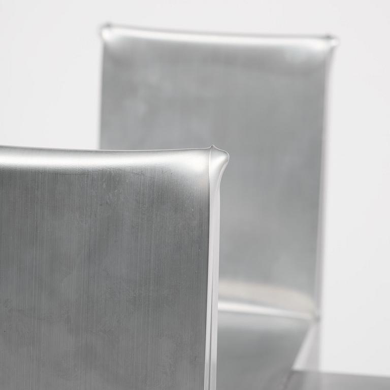 David Taylor, stol, unik, "Aluminium Chair", Studio Mellösaverken, Sverige, 2025.