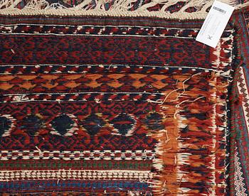 SEMI-ANTIQUE JAMSHIDI FLAT WEAVE.