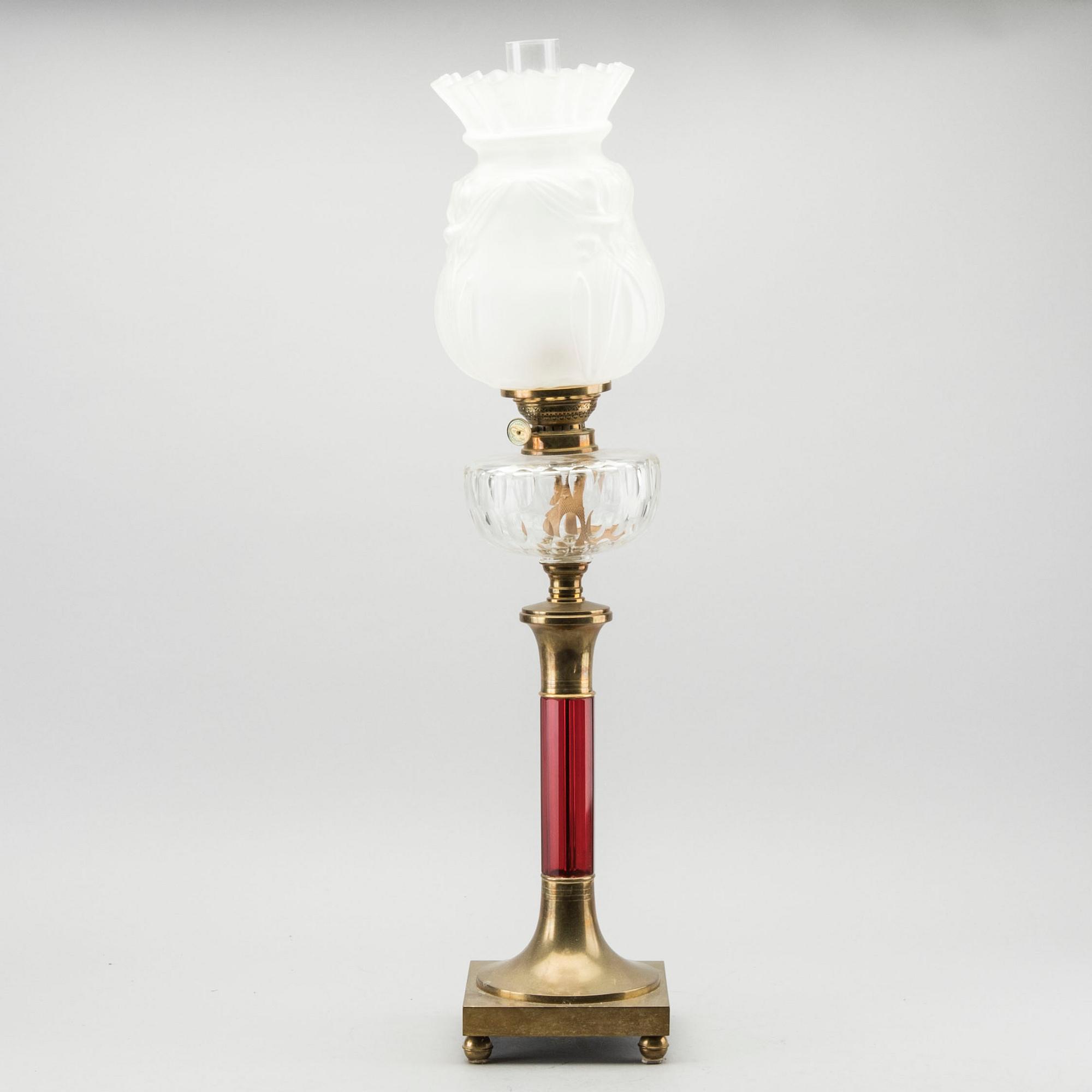 BORDSFOTOGENLAMPA, 1900-talets början.