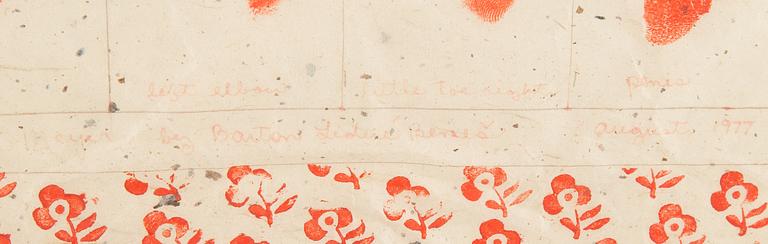 BARTON LIDICE BENES, mixed media, signed and dated 1977.