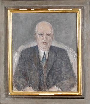 PALME, EINAR, olja på duk, sign o dat 1958.