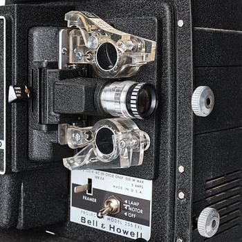 a Bell & Howell "Autoload" projector model 256 EXL, with case, U.S.A. Alva & Gunnar Myrdal Collection.