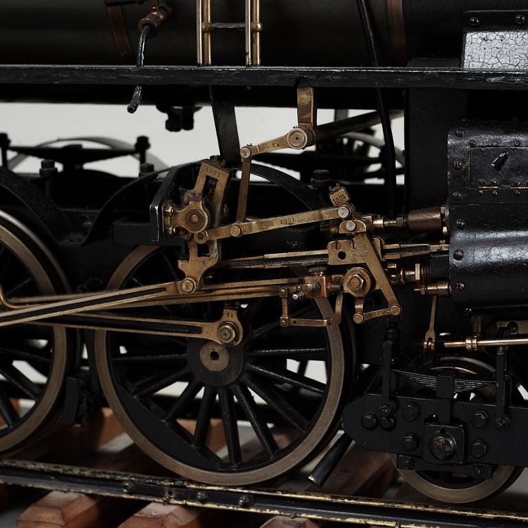 MODELL AV ÅNGLOK, modell A 1001, möjligen utfört av Sture Petterson, Kalmar. Bär datering 1926.