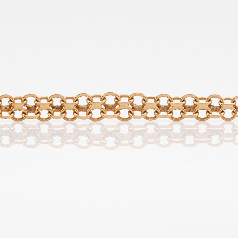 COLLIER, 18K guld, svenska stämplar, 1971.