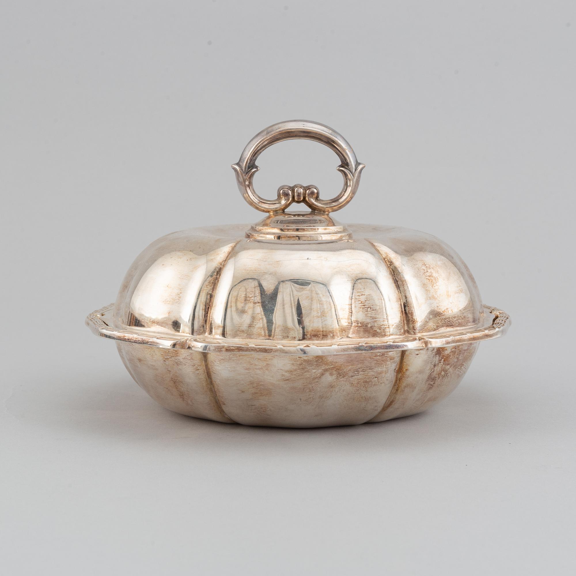 Dubbelkarott, 830 silver, svenska importstämplar, 1900-tal.