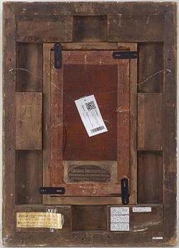 PHILIPPE PAVY, attributed to oil on panel, signed and dated Tunis, 1889.
