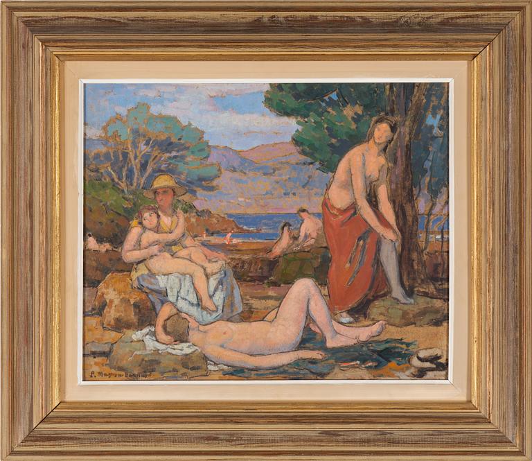PIERRE MAGNAN-BERNARD, panel, signed P. Magnan-Bernard.
