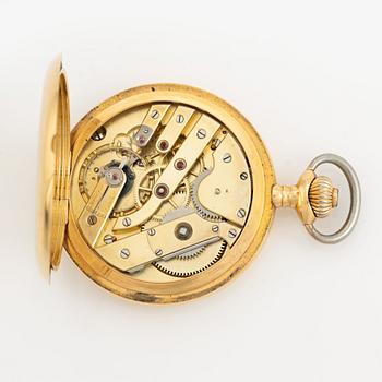 Pocket watch, hunter, 53 mm.