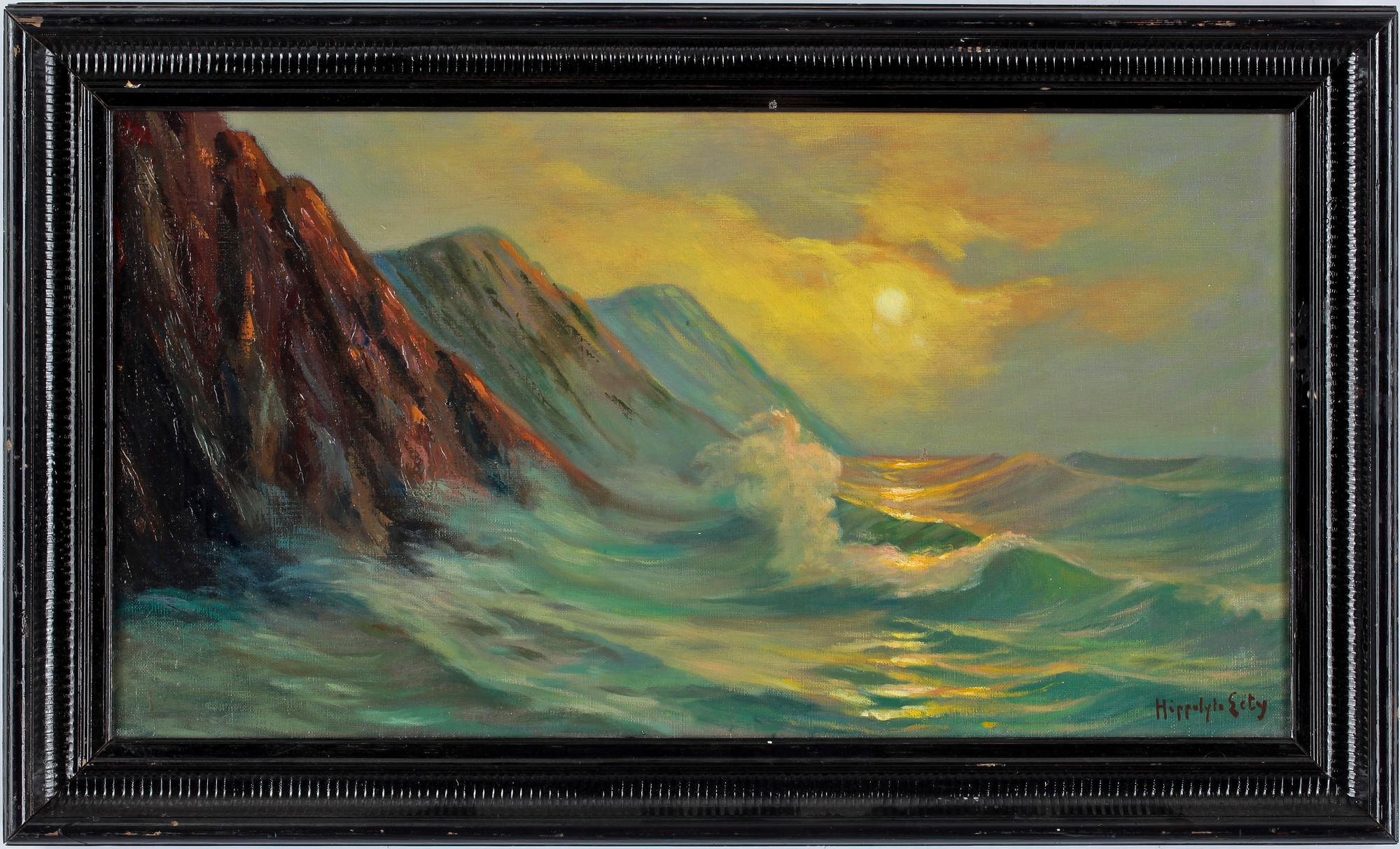 HIPPOLYTE LETY, olja på duk. Signerad.