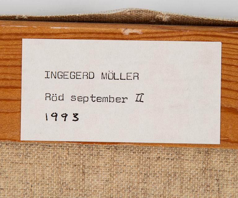 Ingegerd Möller, oil on canvas. Signed.