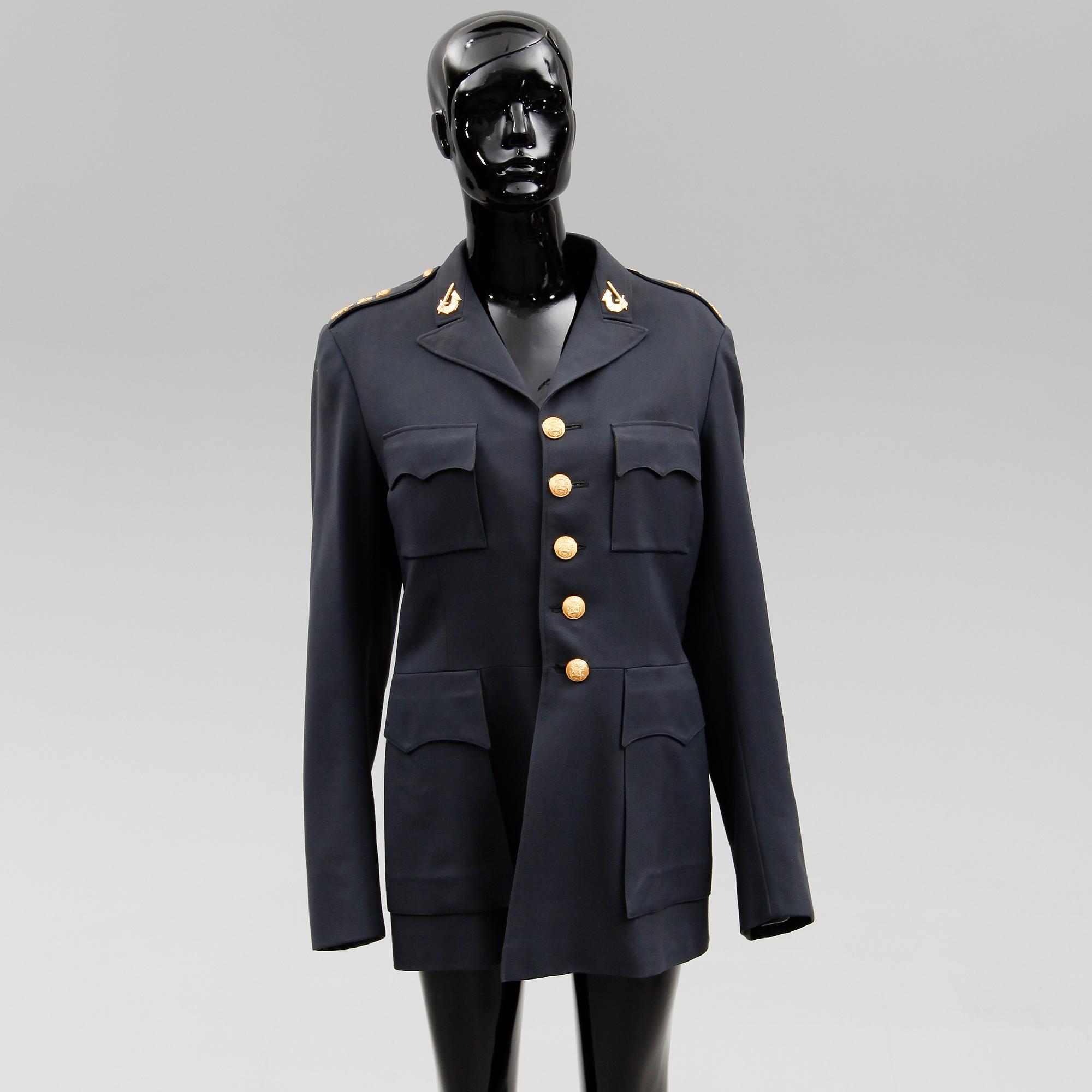 UNIFORMER, 2 st, Gotlands Regemente, 1900-tal.