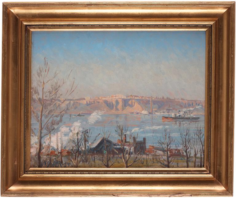 Oscar Matthiesen, New York, Hudson river.