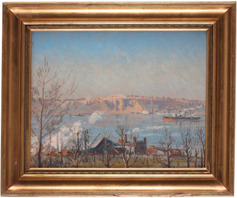 Oscar Matthiesen, New York, Hudson River.