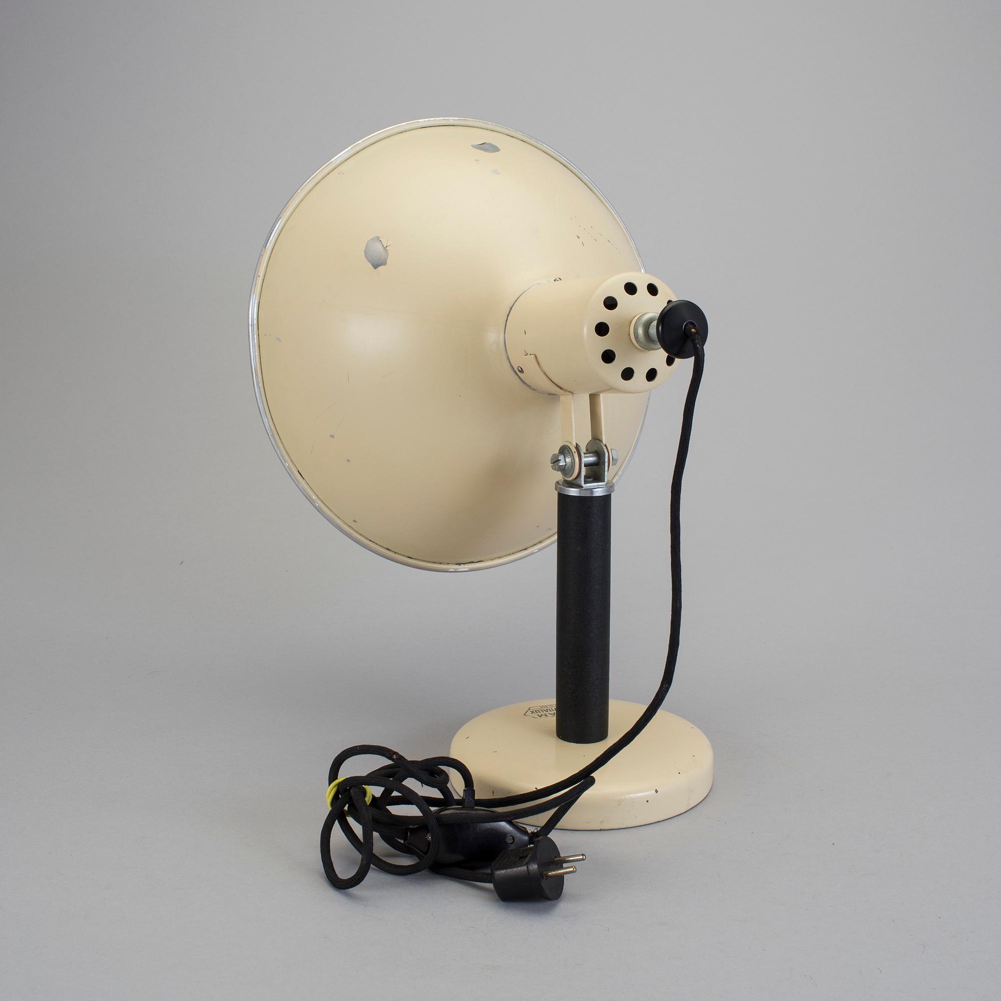 BORDSLAMPA Osram 1900 talets mitt. Bukowskis