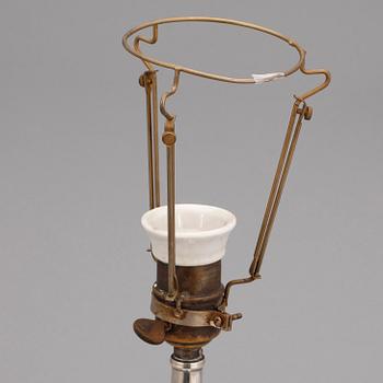 BORDSLAMPA, silver, CG Hallberg, Stockholm 1930.
