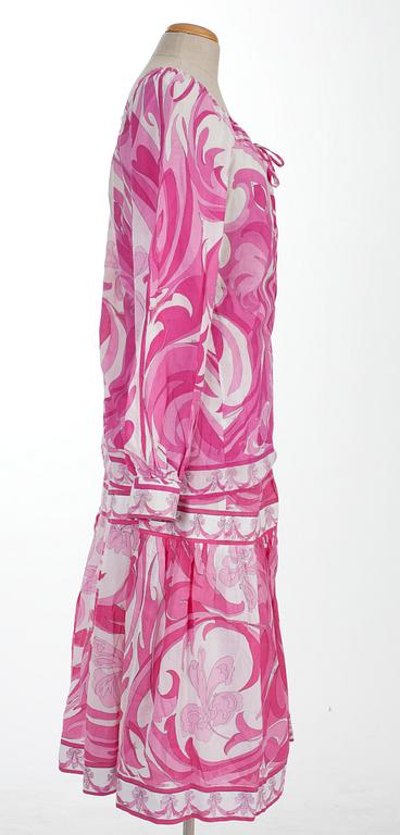 An Emilio Pucci two-piece cotton dress.