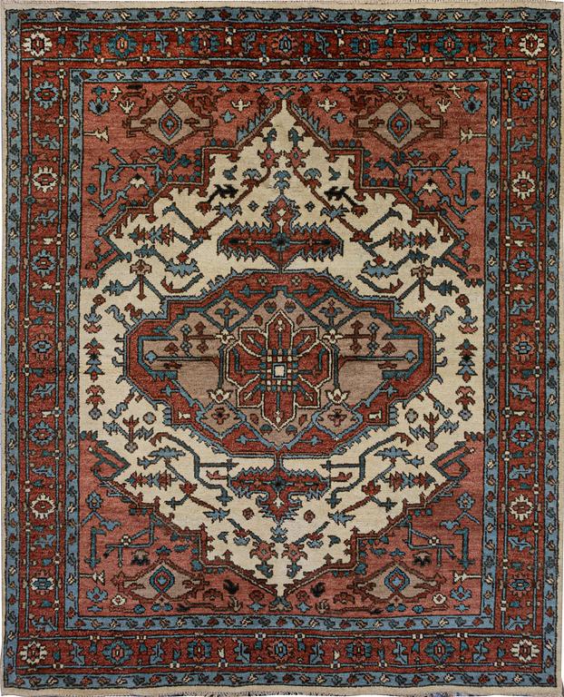 A carpet, Heriz Design, ca 300 x 245 cm.