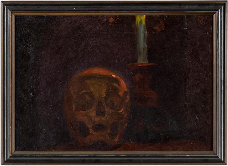 PELLE SWEDLUND, oil on canvas, signed and dated 1897.