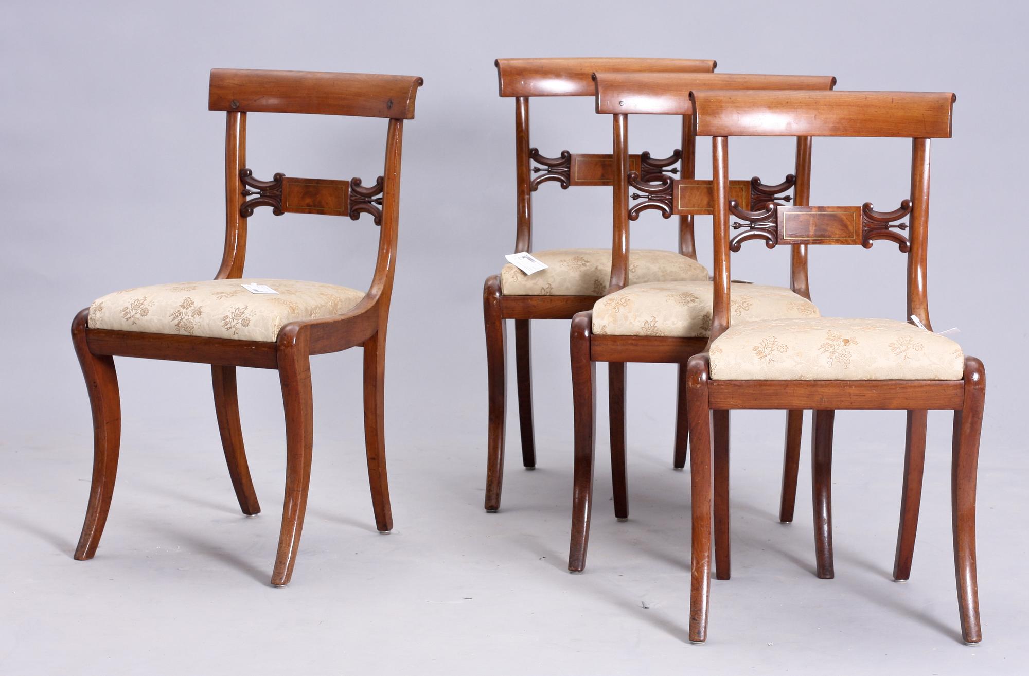 STOLAR, 4 st, senempire, 1800-talets mitt.