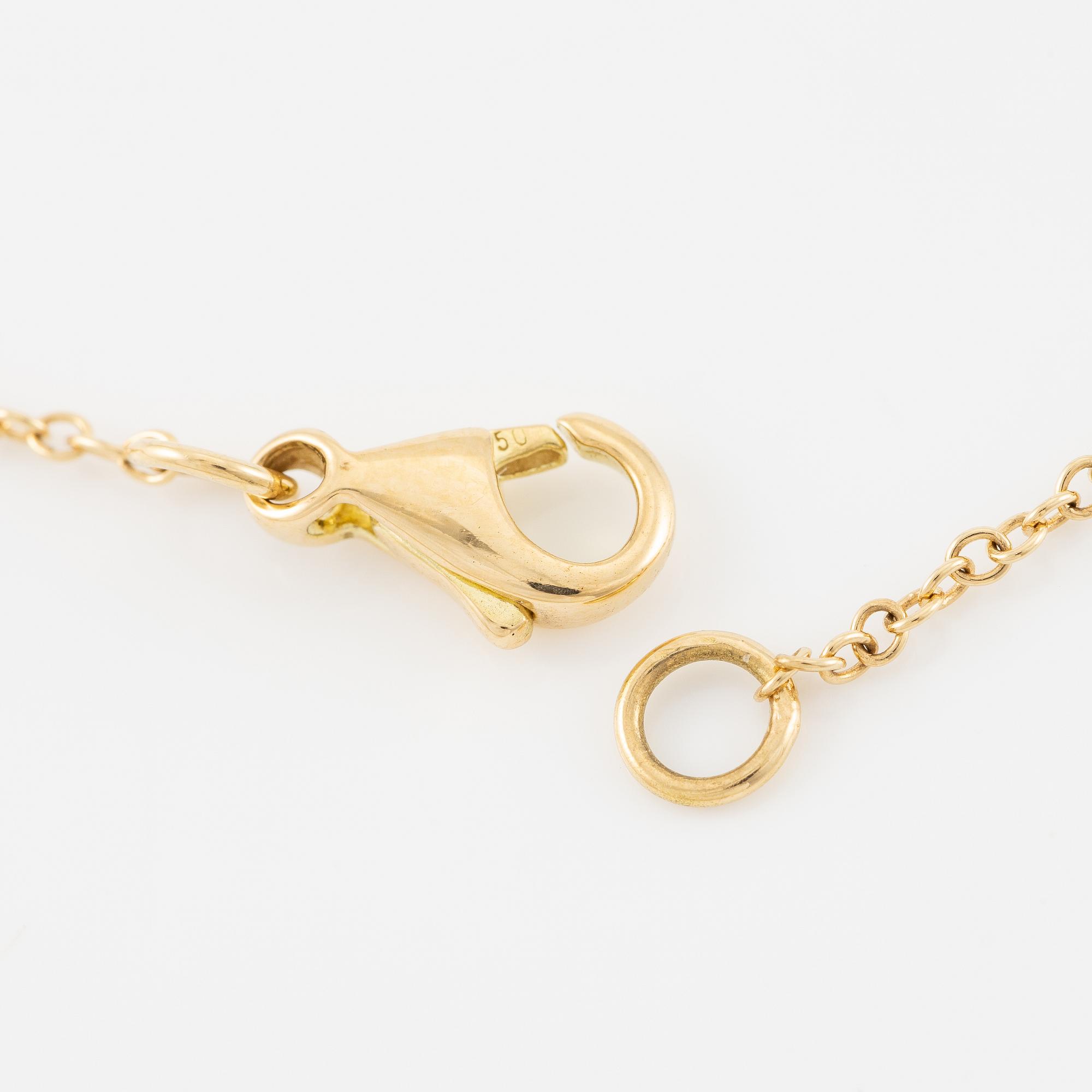 A necklace in 18K gold with a heart-shaped yellow brilliant-cut diamond 4.00 ct Fancy Yellow si1.