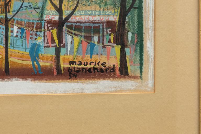 Maurice Blanchard,  Från Montmartre, Paris.