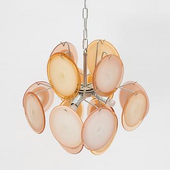 Gino Vistosi, a Murano ceiling lamp, Italy.