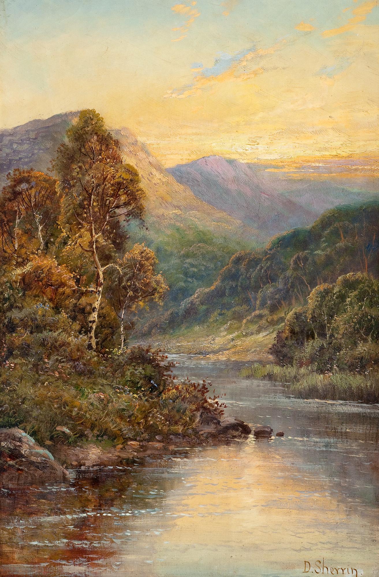 Daniel Sherrin, MORNING SUN ON THE MOUNTAIN.