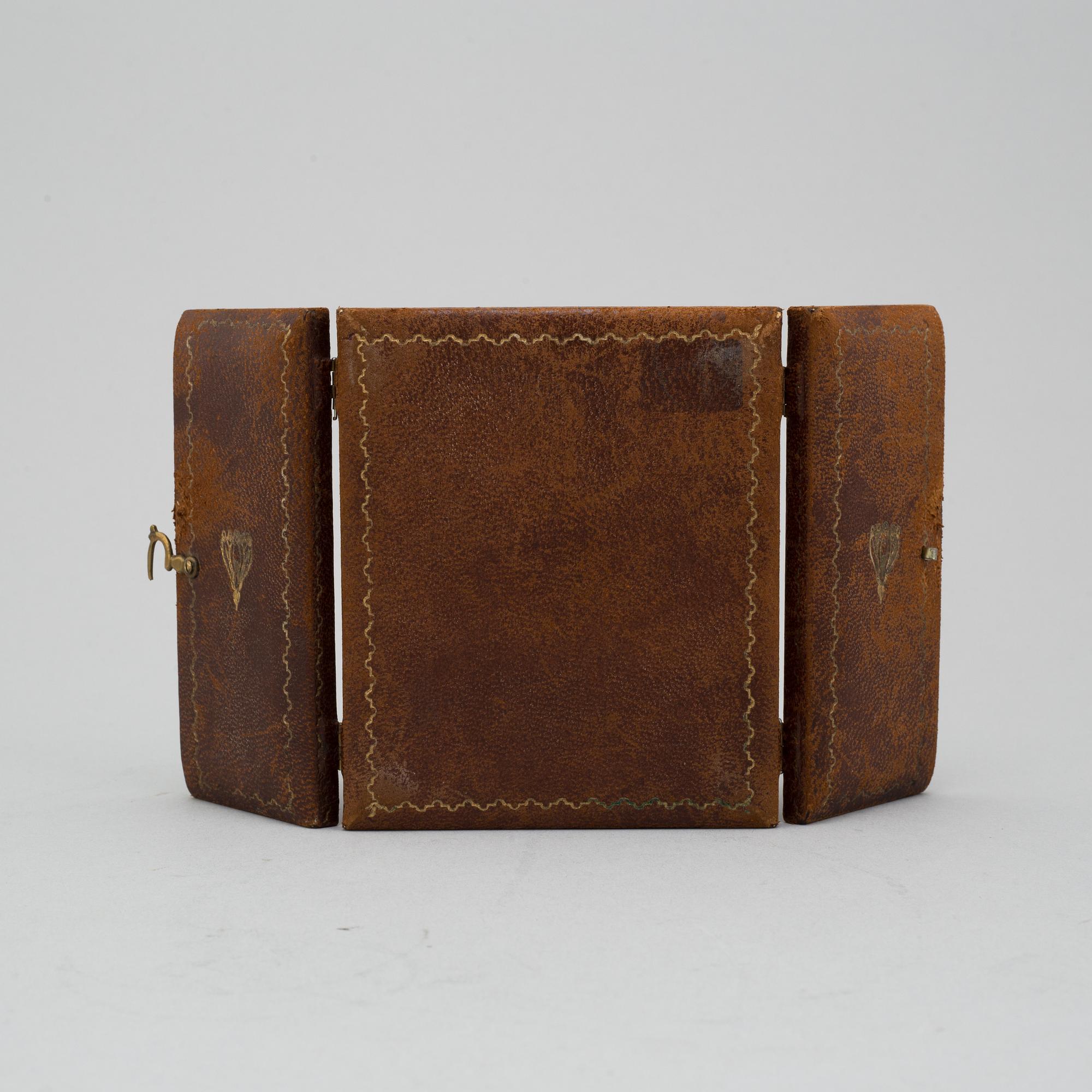 A MINIATURE PAINTING BY FRÉDÉRIC MILLET, 19th century.