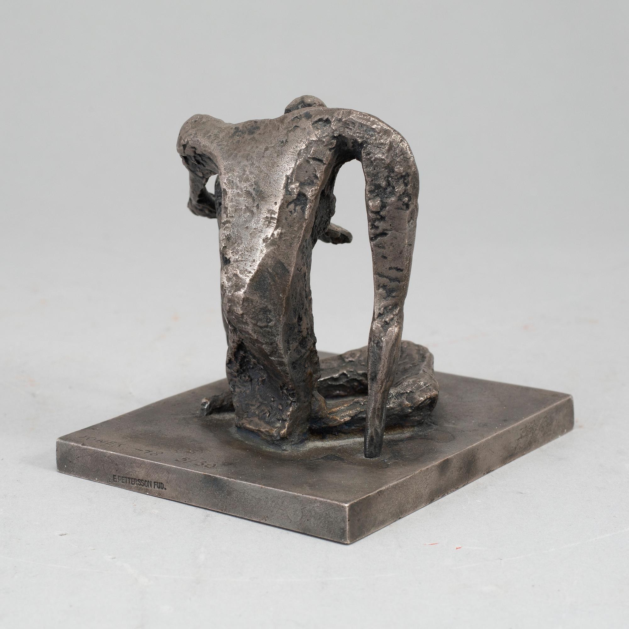 ARNE JONES, sculpture, 1948, signed and numbered 5/30.