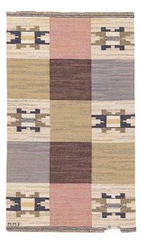 283. Märta Måås-Fjetterström, a carpet, 'Rutmattan', flat weave, c. 176 x 101 cm, signed MMF.