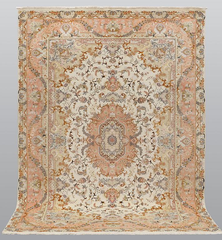 Matto, Tabriz, Part Silk, sk 50 Radj, ca 298 x 205 cm.