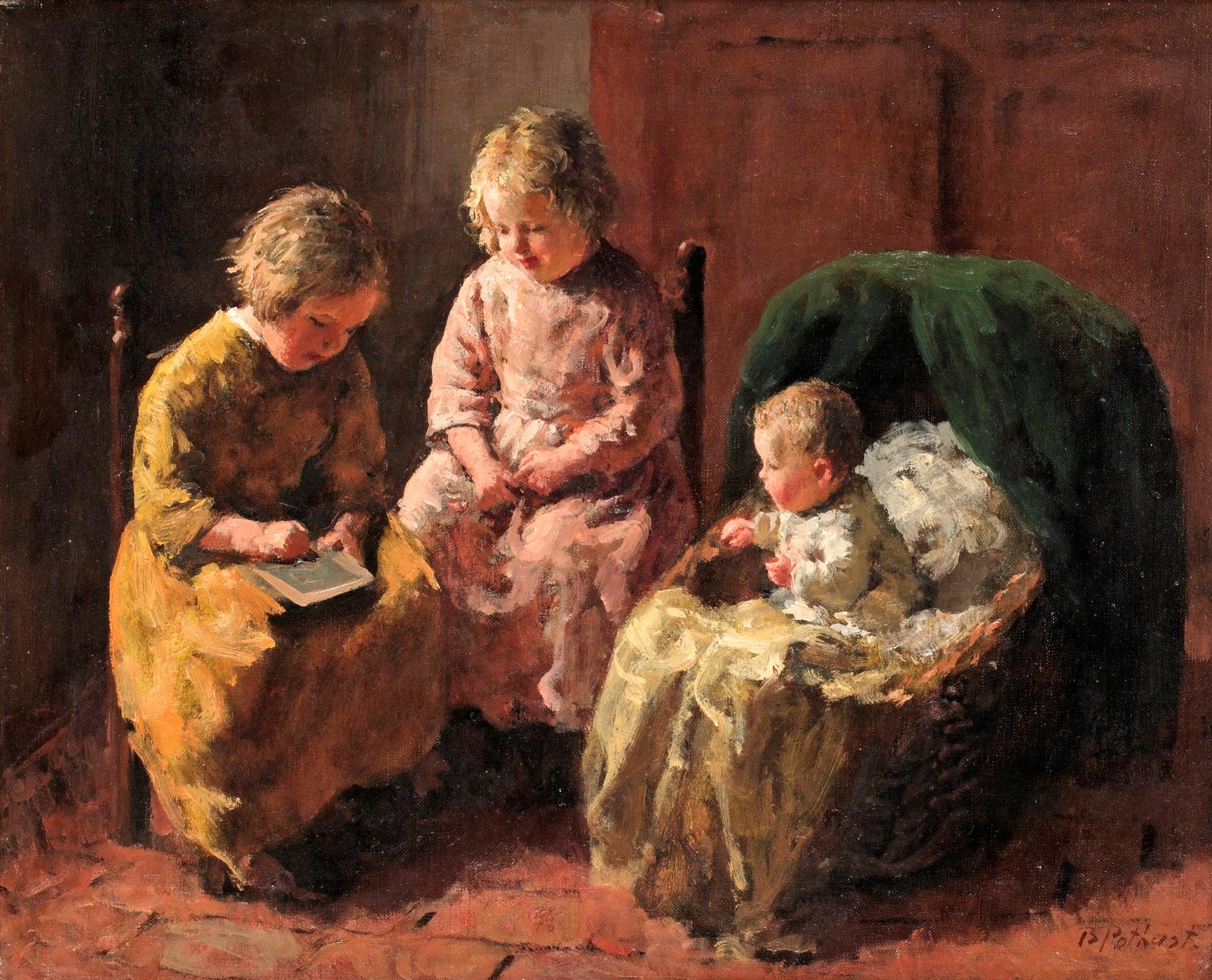 Bernard Pothast, Interiör med barn.