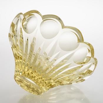 Aimo Okkolin, malja, "Kullero", signeerattu Aimo Okkolin Riihimäen Lasi Oy.