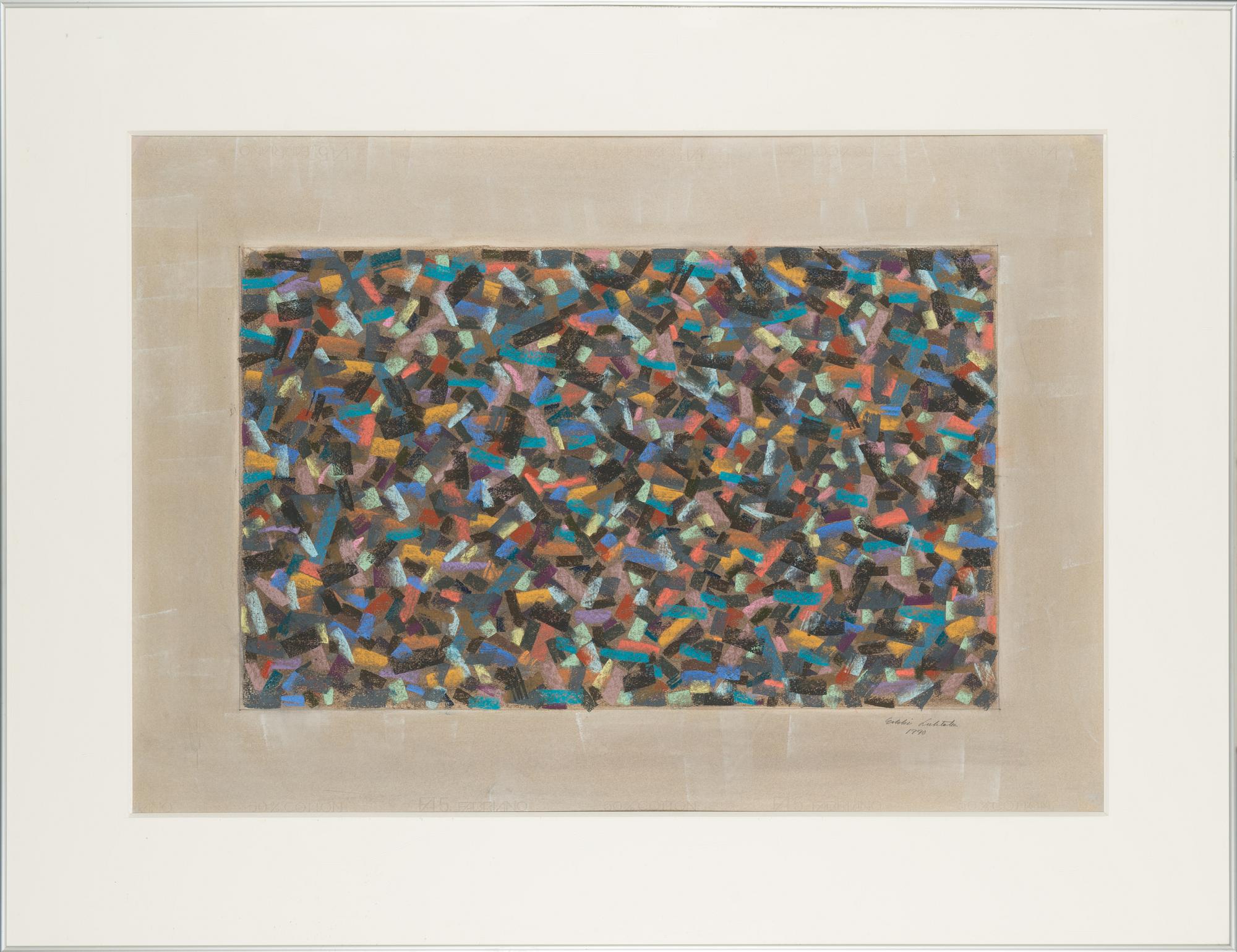 Erkki Luhtala, pastell, signerad och daterad 1990.