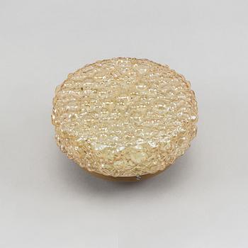 A glass ceiling light, Glashütte Limburg, Germany, second half of the 20th Century.