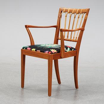 Josef Frank, karmstol, modell 1165, Firma Svenkt Tenn.