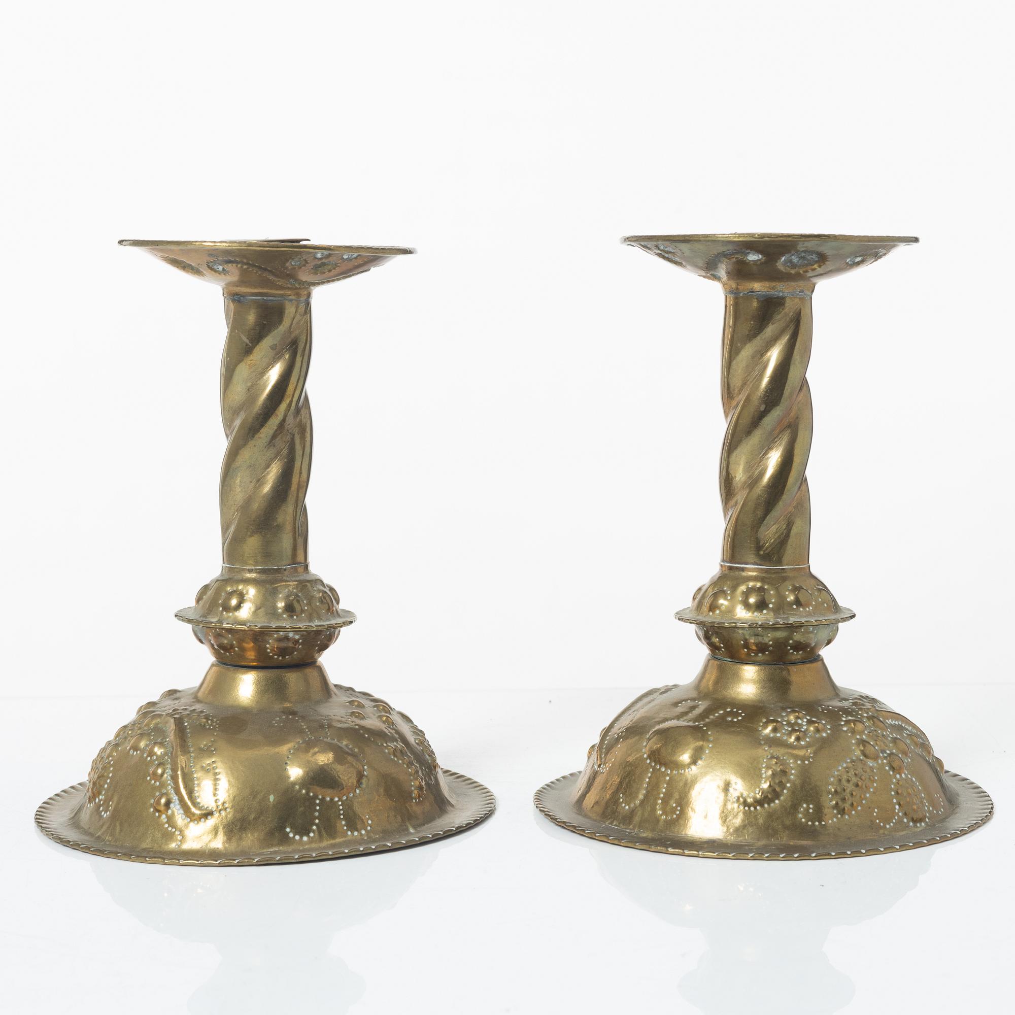 Candelabras a pair, Baroque style, 18th/19th century.