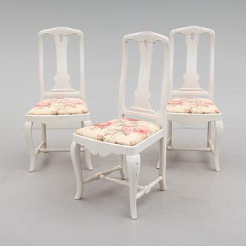 STOLAR, 3 st, rokokostil, 1900-talets första hälft.