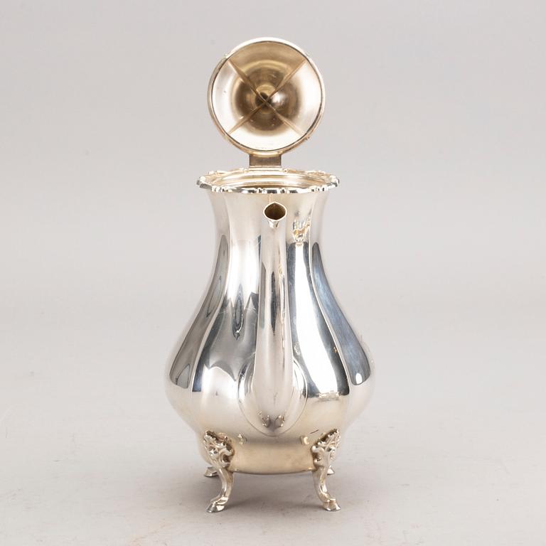 KAFFESERVIS, 3 delar, silver, K Andersson, 1936.