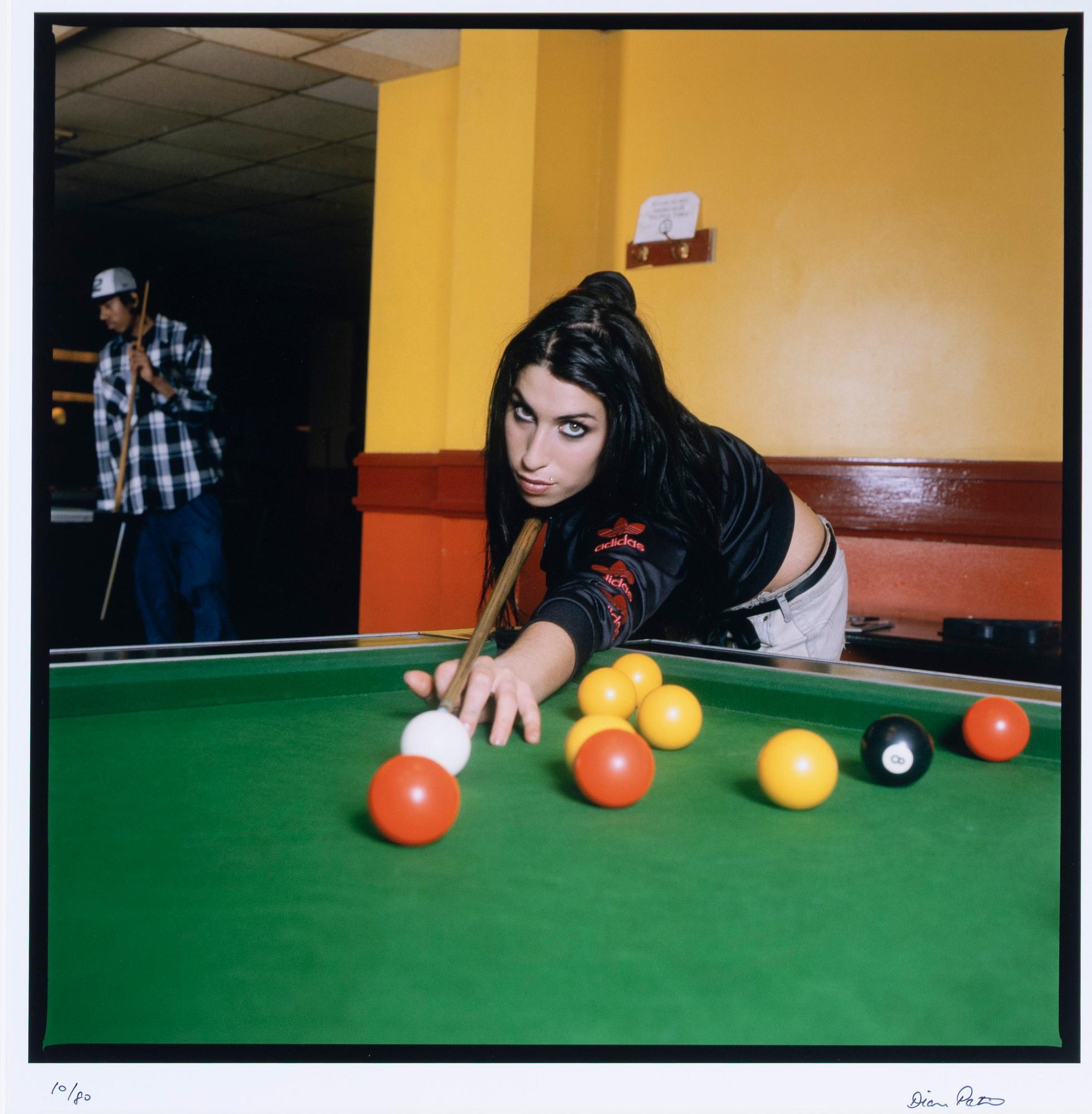 Diane Patrice, "Amy Winehouse, Pool Hall 1, Camden, London" 2004.