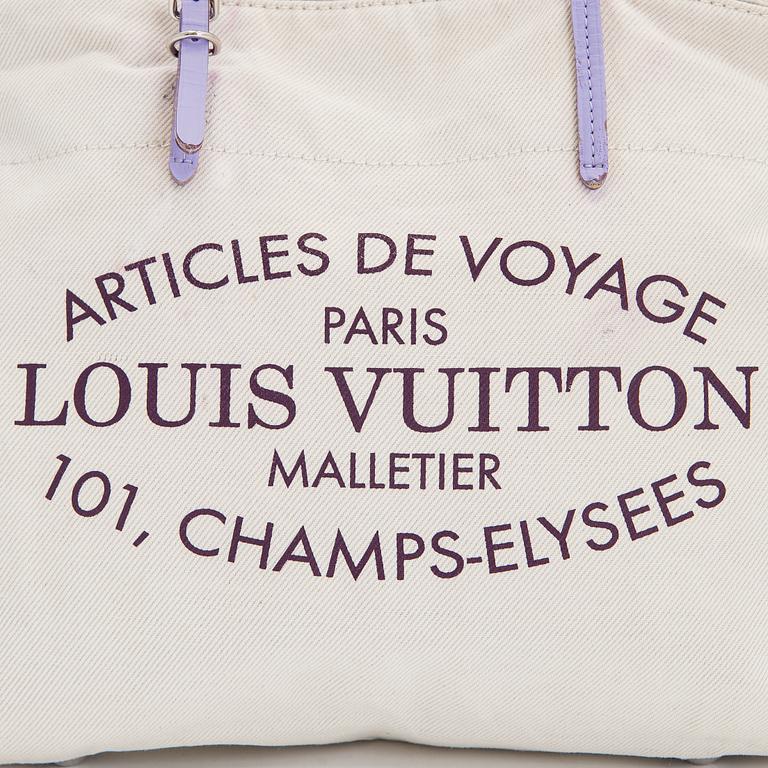 Louis Vuitton, a 'Cotton Canvas Articles De Voyage Cabas GM' bag.