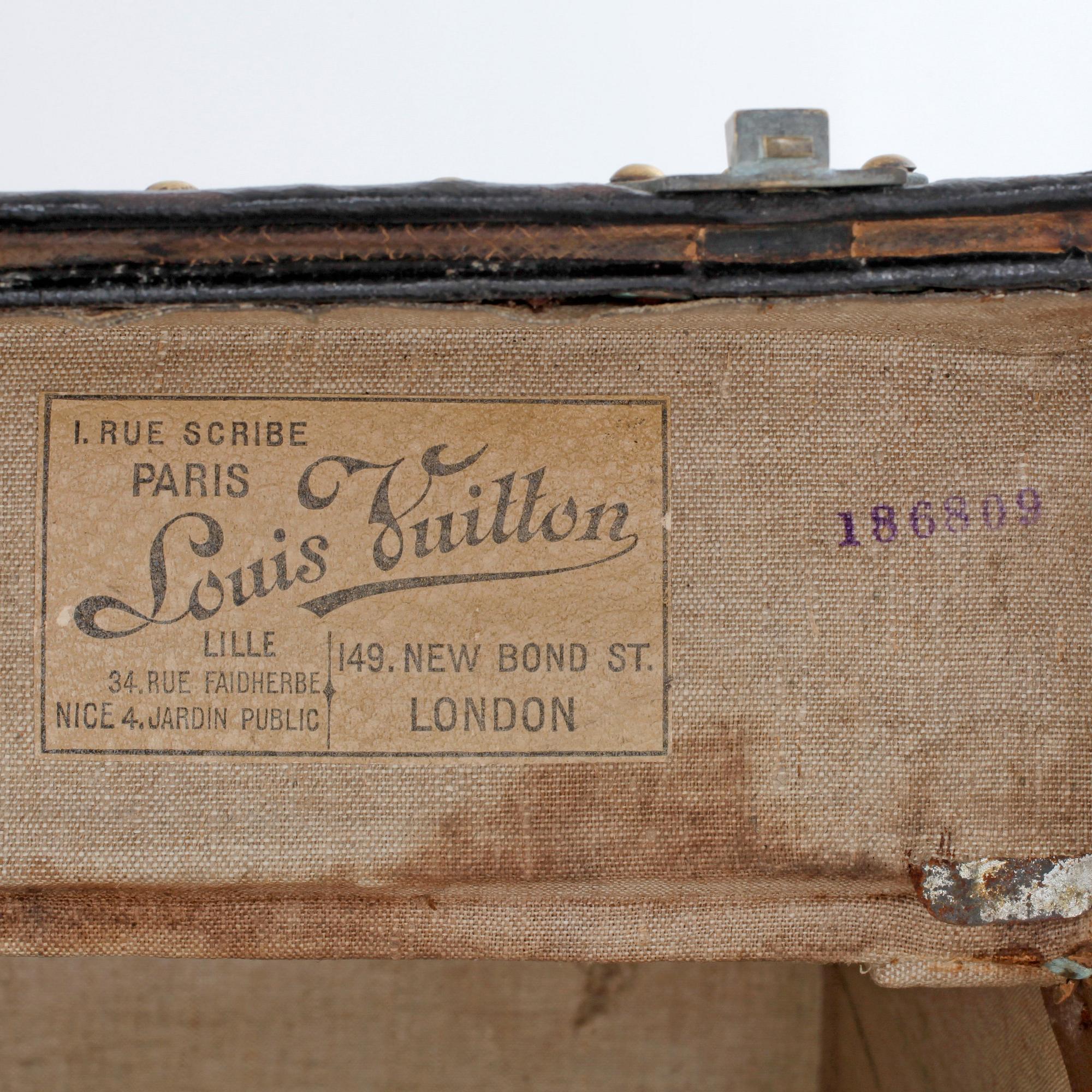 LOUIS VUITTON, trunk for car, early 20th century.