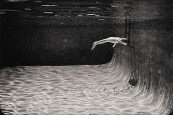 191. Laurie Simmons, "Woman Swimming Toward Ladder", 1981.