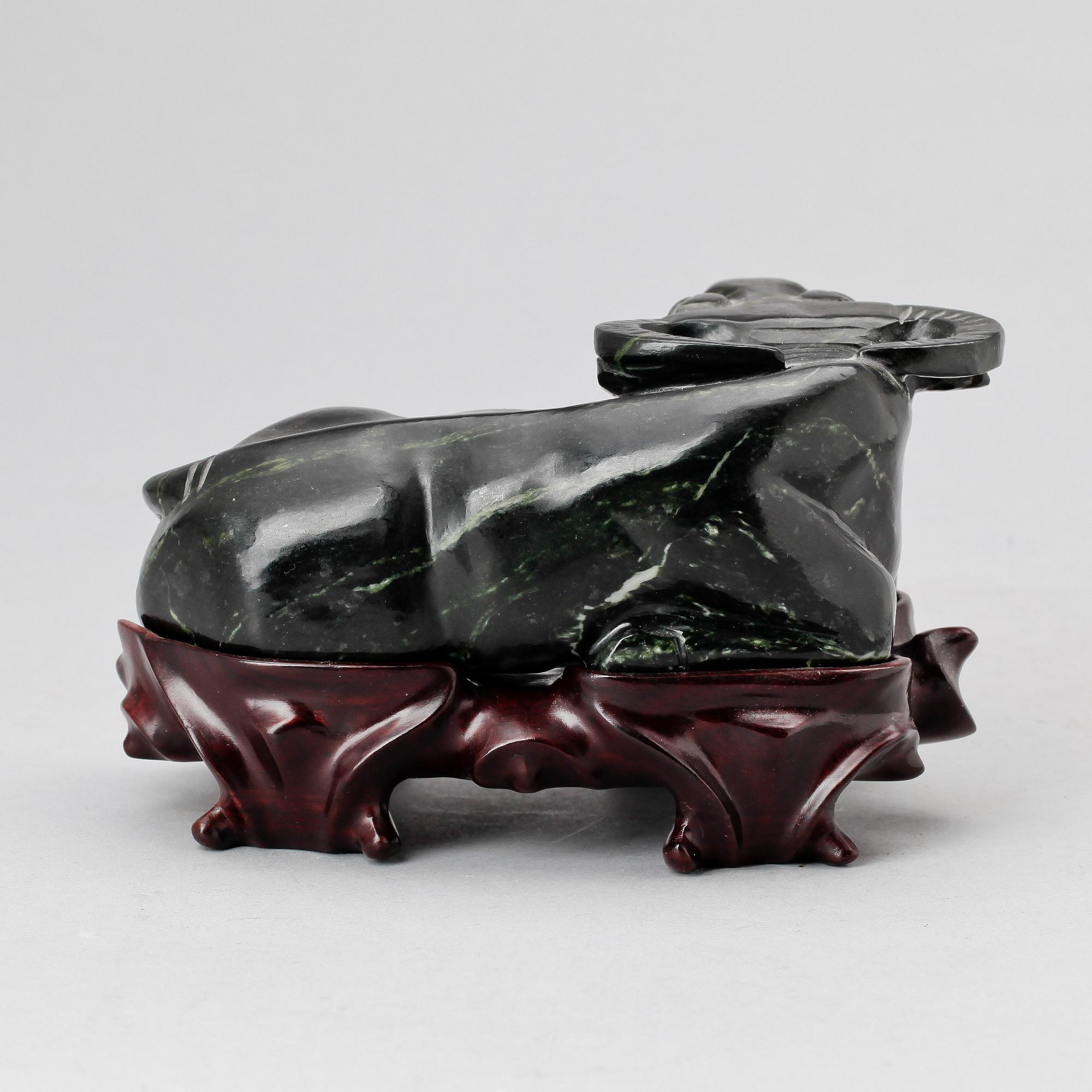 SKULPTUR, sten, orientalisk, 1900-tal.