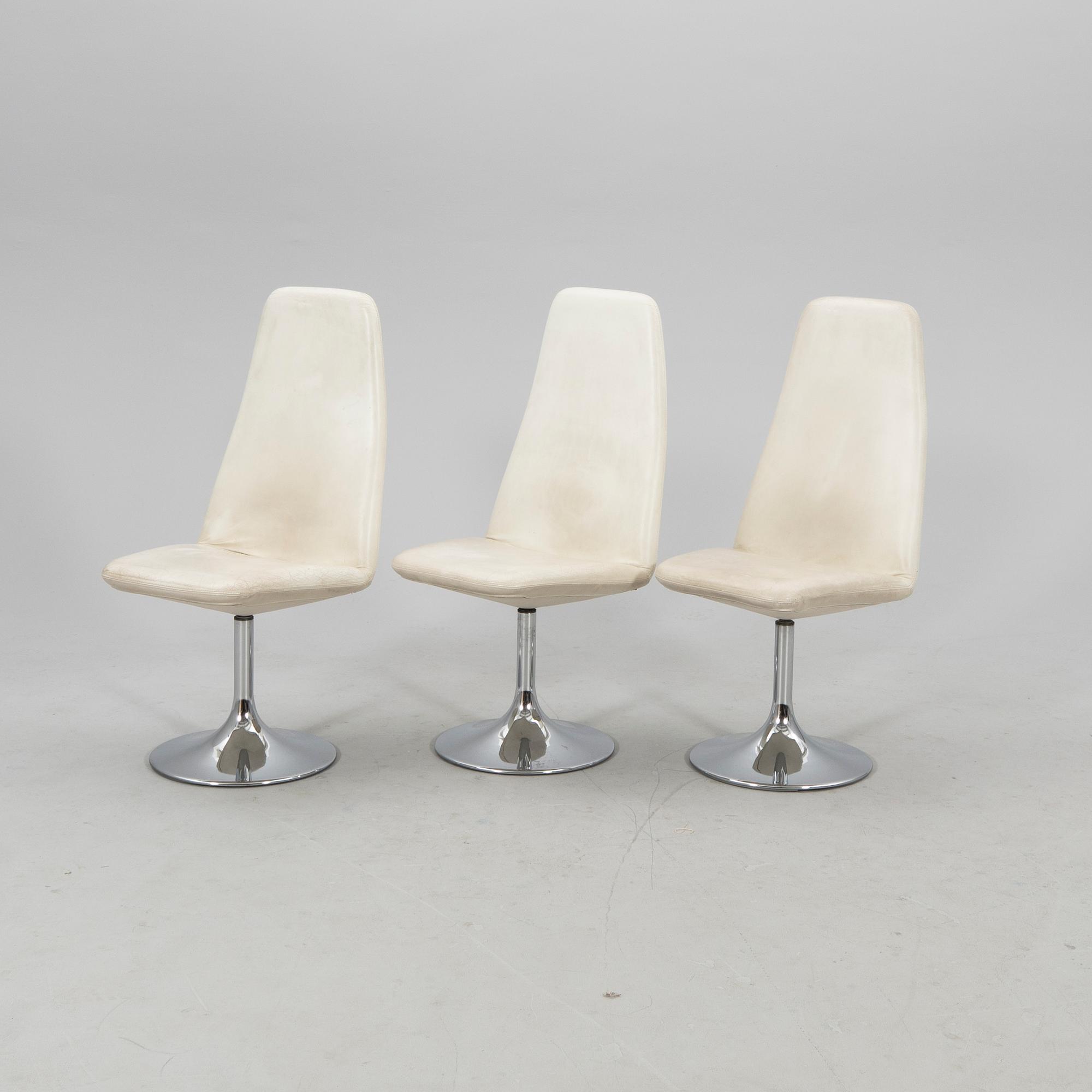 Johansson Design, chairs 7 pcs "Viggen" late 20th century.