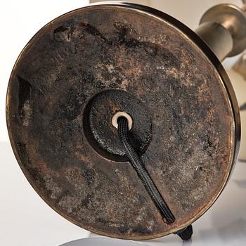 Erik Tidstrand, a pair of table lamps, model "27524", Nordiska Kompaniet, 1920-30s.